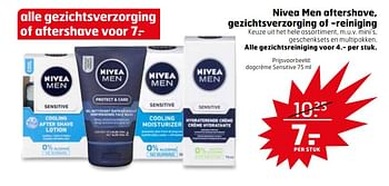 Aanbiedingen Dagcrème sensitive - Nivea - Geldig van 25/07/2017 tot 30/07/2017 bij Trekpleister