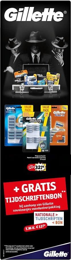 Aanbiedingen Gillette mach3 voordeelverpakking - Gillette - Geldig van 25/07/2017 tot 06/08/2017 bij Kruidvat