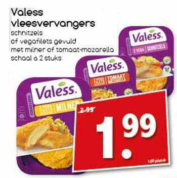 Aanbiedingen Valess vleesvervangers - Valess - Geldig van 24/07/2017 tot 29/07/2017 bij Agrimarkt