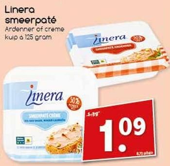 Aanbiedingen Linera smeerpate - Linera - Geldig van 24/07/2017 tot 29/07/2017 bij Agrimarkt