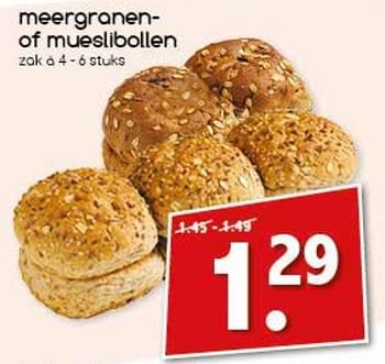Aanbiedingen Meergranen of mueslibollen - Huismerk - Agrimarkt - Geldig van 24/07/2017 tot 29/07/2017 bij Agrimarkt