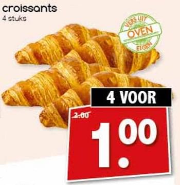Aanbiedingen Croissants - Huismerk - Agrimarkt - Geldig van 24/07/2017 tot 29/07/2017 bij Agrimarkt