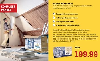 Aanbiedingen Isoeasy zolderisolatie - iSoEasy - Geldig van 24/07/2017 tot 06/08/2017 bij Multimate