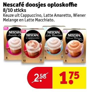 Aanbiedingen Nescafé doosjes oploskoffie - Nescafe - Geldig van 25/07/2017 tot 06/08/2017 bij Kruidvat