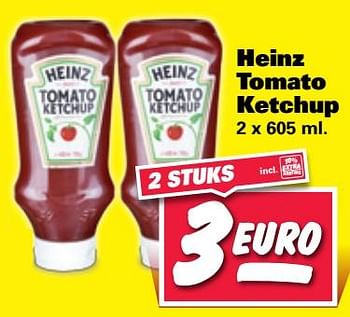 Aanbiedingen Heinz tomato ketchup - Heinz - Geldig van 24/07/2017 tot 30/07/2017 bij Nettorama