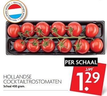 Aanbiedingen Hollandse cocktailtrostomaten - Huismerk - Deka Markt - Geldig van 23/07/2017 tot 30/07/2017 bij Deka Markt