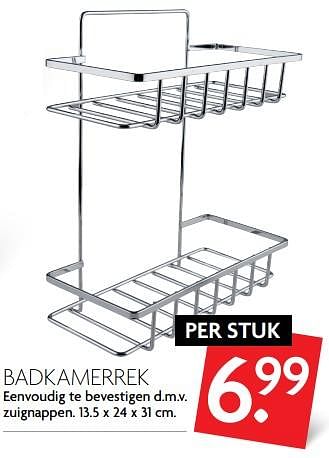 Aanbiedingen Badkamerrek - Huismerk - Deka Markt - Geldig van 23/07/2017 tot 30/07/2017 bij Deka Markt