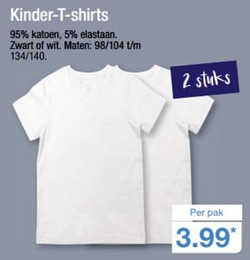 Aanbiedingen Kinder-t-shirts - Huismerk - Aldi - Geldig van 29/07/2017 tot 30/07/2017 bij Aldi