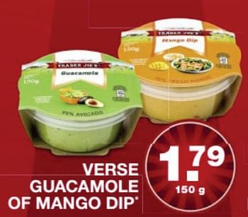 Aanbiedingen Verse guacamole of mango dip - Huismerk - Aldi - Geldig van 29/07/2017 tot 30/07/2017 bij Aldi