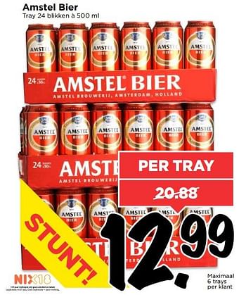 Aanbiedingen Amstel bier - Amstel - Geldig van 30/07/2017 tot 05/08/2017 bij Vomar