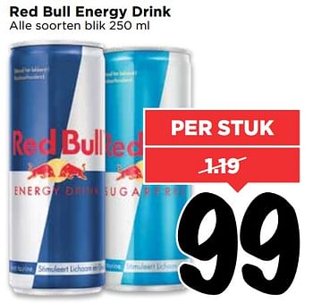 Aanbiedingen Red bull energy drink - Red Bull - Geldig van 30/07/2017 tot 05/08/2017 bij Vomar