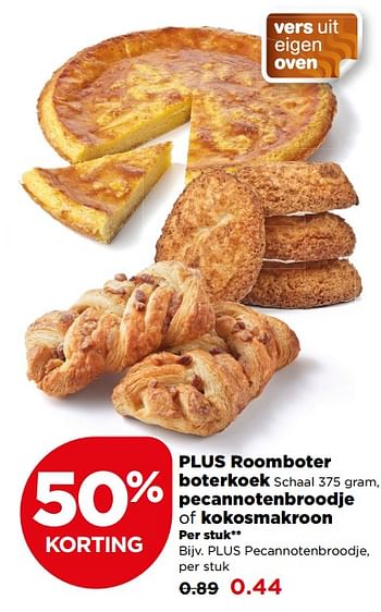 Aanbiedingen Plus pecannotenbroodje - Huismerk - Plus - Geldig van 30/07/2017 tot 05/08/2017 bij Plus