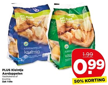 Aanbiedingen Plus kleintje aardappelen - Huismerk - Plus - Geldig van 30/07/2017 tot 05/08/2017 bij Plus