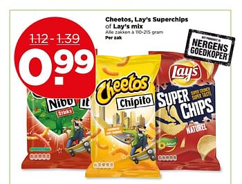 Aanbiedingen Cheetos, lay`s superchips of lay`s mix - Huismerk - Plus - Geldig van 30/07/2017 tot 05/08/2017 bij Plus