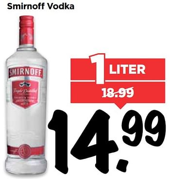 Aanbiedingen Smirnoff vodka - Smirnoff - Geldig van 30/07/2017 tot 05/08/2017 bij Vomar