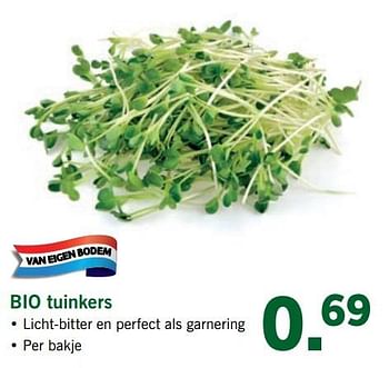 Aanbiedingen Bio tuinkers - Huismerk - Lidl - Geldig van 30/07/2017 tot 05/08/2017 bij Lidl