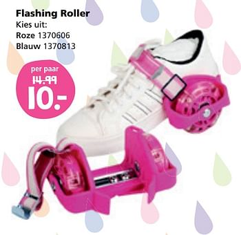 Aanbiedingen Flashing roller - Huismerk - Intertoys - Geldig van 31/07/2017 tot 27/08/2017 bij Intertoys