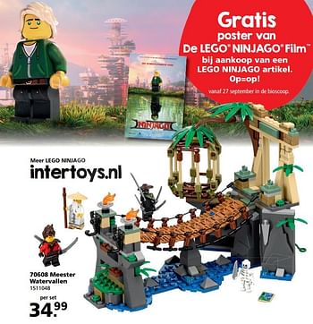 Aanbiedingen Meester watervallen - Lego - Geldig van 31/07/2017 tot 27/08/2017 bij Intertoys