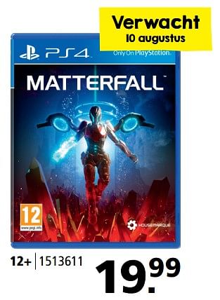 Aanbiedingen Matterfall - Sony Computer Entertainment Europe - Geldig van 31/07/2017 tot 27/08/2017 bij Intertoys