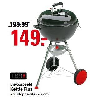 Aanbiedingen Kettle plus - Weber - Geldig van 31/07/2017 tot 06/08/2017 bij Karwei