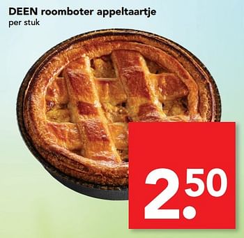 Aanbiedingen Deen roomboter appeltaartje - Huismerk deen supermarkt - Geldig van 30/07/2017 tot 05/08/2017 bij Deen Supermarkten