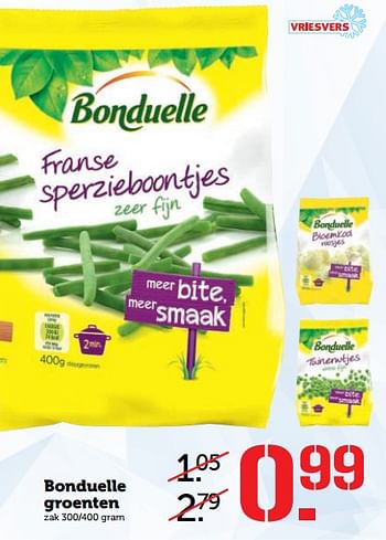 Aanbiedingen Bonduelle groenten - Bonduelle - Geldig van 30/07/2017 tot 06/08/2017 bij Coop