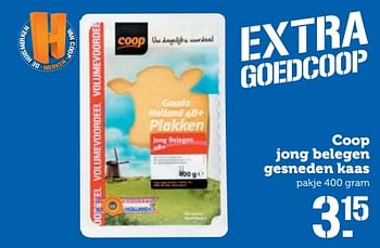 Aanbiedingen Coop jong belegen gesneden kaas - Huismerk - Coop - Geldig van 30/07/2017 tot 06/08/2017 bij Coop