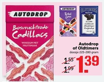 Aanbiedingen Autodrop of oldtimers - Autodrop - Geldig van 30/07/2017 tot 06/08/2017 bij Coop