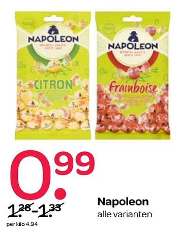 Aanbiedingen Napoleon - Napoleon - Geldig van 27/07/2017 tot 09/08/2017 bij Spar