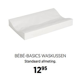 Aanbiedingen Bébé-basics waskussen standaard afmeting - Huismerk - Babypark - Geldig van 28/07/2017 tot 28/08/2017 bij Babypark