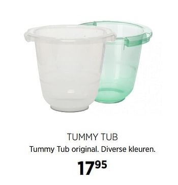 Aanbiedingen Tummy tub tummy tub original - TummyTub - Geldig van 28/07/2017 tot 28/08/2017 bij Babypark