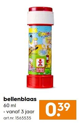 Aanbiedingen Bellenblaas - Huismerk - Blokker - Geldig van 29/07/2017 tot 09/08/2017 bij Blokker
