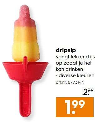 Aanbiedingen Dripsip - Huismerk - Blokker - Geldig van 29/07/2017 tot 09/08/2017 bij Blokker
