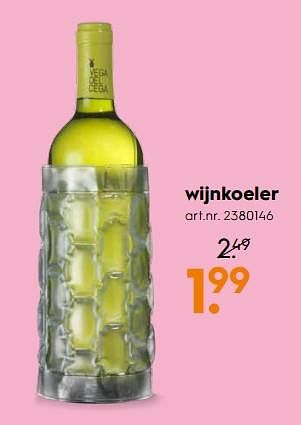 Aanbiedingen Wijnkoeler - Witte wijnen - Geldig van 29/07/2017 tot 09/08/2017 bij Blokker
