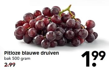 Aanbiedingen Pitloze blauwe druiven - Huismerk - Em-té - Geldig van 30/07/2017 tot 05/08/2017 bij Em-té