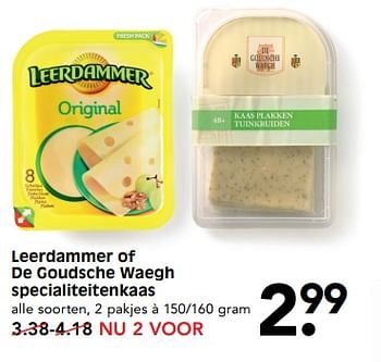 Aanbiedingen Leerdammer of de goudsche waegh specialiteitenkaas - Huismerk - Em-té - Geldig van 30/07/2017 tot 05/08/2017 bij Em-té