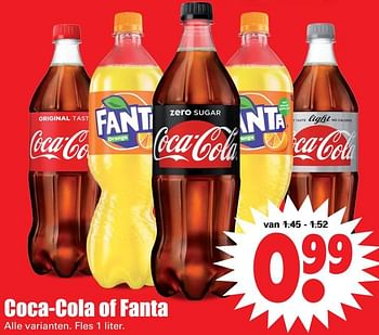 Aanbiedingen Coca-cola of fanta - The Coca Cola Company - Geldig van 30/07/2017 tot 05/08/2017 bij Lekker Doen
