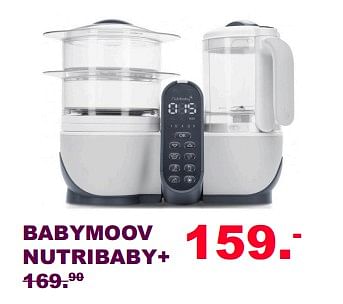 Aanbiedingen Babymoov nutribaby+ - BabyMoov - Geldig van 30/07/2017 tot 20/08/2017 bij Baby & Tiener Megastore