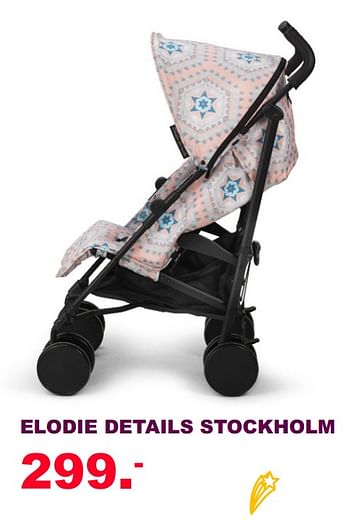 Aanbiedingen Elodie details stockholm - Elodie Details - Geldig van 30/07/2017 tot 20/08/2017 bij Baby & Tiener Megastore