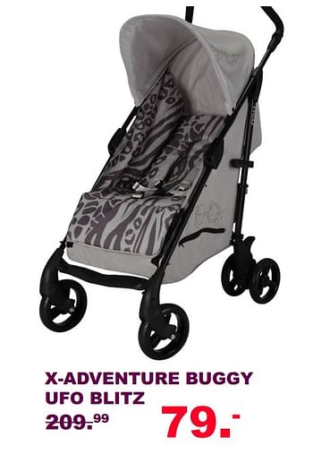 Aanbiedingen X-adventure buggy ufo blitz - Xadventure - Geldig van 30/07/2017 tot 20/08/2017 bij Baby & Tiener Megastore