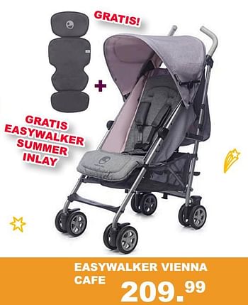 Aanbiedingen Easywalker vienna cafe - Easywalker - Geldig van 30/07/2017 tot 20/08/2017 bij Baby & Tiener Megastore
