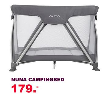 Aanbiedingen Nuna campingbed - Nuna - Geldig van 30/07/2017 tot 20/08/2017 bij Baby & Tiener Megastore