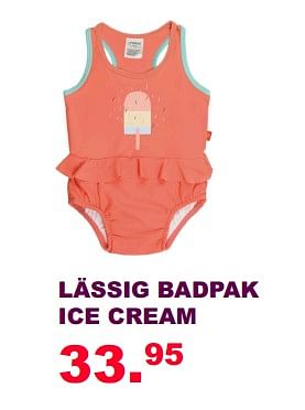 Aanbiedingen Lässig badpak ice cream - Lassig - Geldig van 30/07/2017 tot 20/08/2017 bij Baby & Tiener Megastore