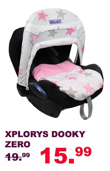 Aanbiedingen Xplorys dooky zero - Xplorys - Geldig van 30/07/2017 tot 20/08/2017 bij Baby & Tiener Megastore