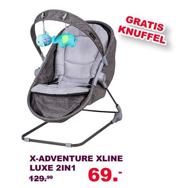 Aanbiedingen X-adventure xline luxe 2in1 - Xadventure - Geldig van 30/07/2017 tot 20/08/2017 bij Baby & Tiener Megastore