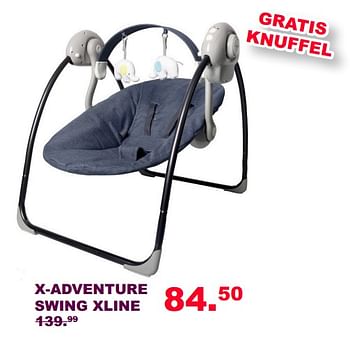 Aanbiedingen X-adventure swing xline - Xadventure - Geldig van 30/07/2017 tot 20/08/2017 bij Baby & Tiener Megastore