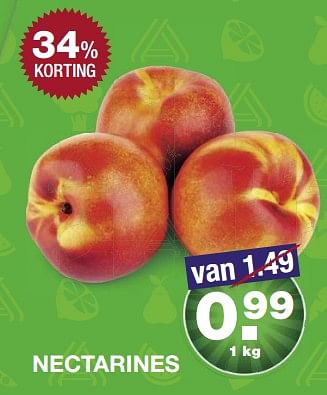 Aanbiedingen Nectarines - Huismerk - Aldi - Geldig van 31/07/2017 tot 05/08/2017 bij Aldi