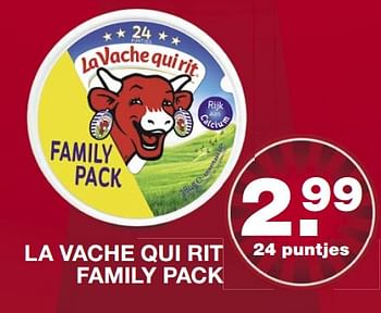 Aanbiedingen La vache qui rit family pack - La Vache Qui Rit - Geldig van 31/07/2017 tot 05/08/2017 bij Aldi
