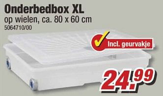 Aanbiedingen Onderbedbox xl op wielen - Huismerk - Poco - Geldig van 31/07/2017 tot 06/08/2017 bij Poco