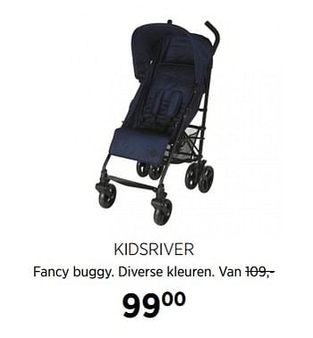 Aanbiedingen Kidsriver fancy buggy - Kidsriver - Geldig van 28/07/2017 tot 28/08/2017 bij Babypark